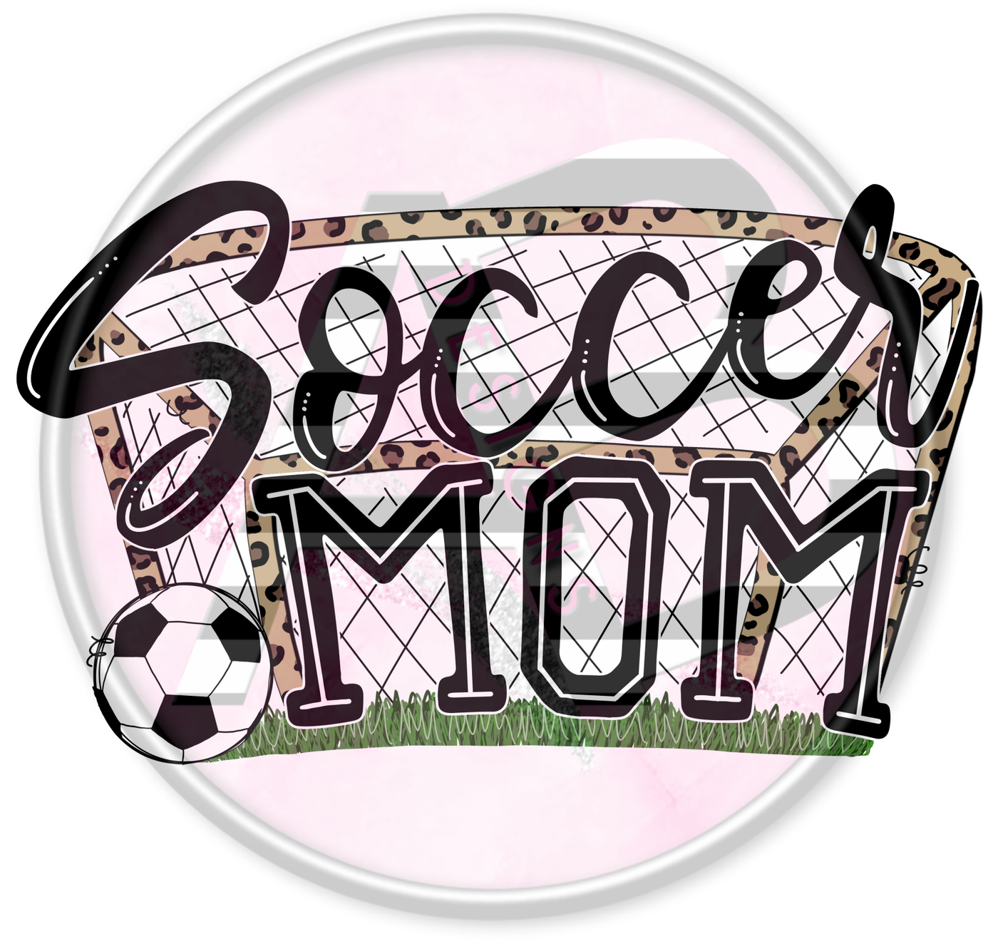 DTF Heat Transfer - Soccer Mom 03