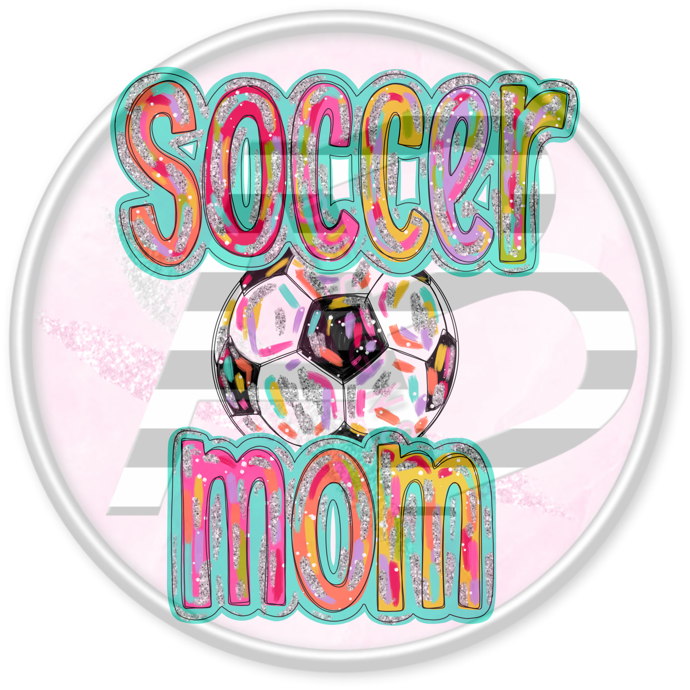 DTF Heat Transfer - Soccer Mom 06