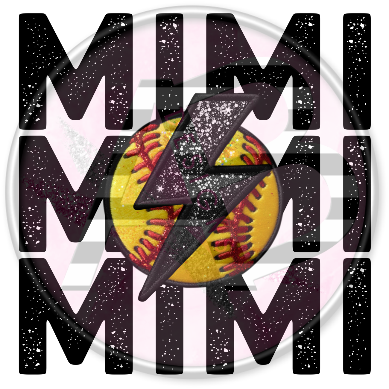 DTF Heat Transfer - Softball Mimi 01