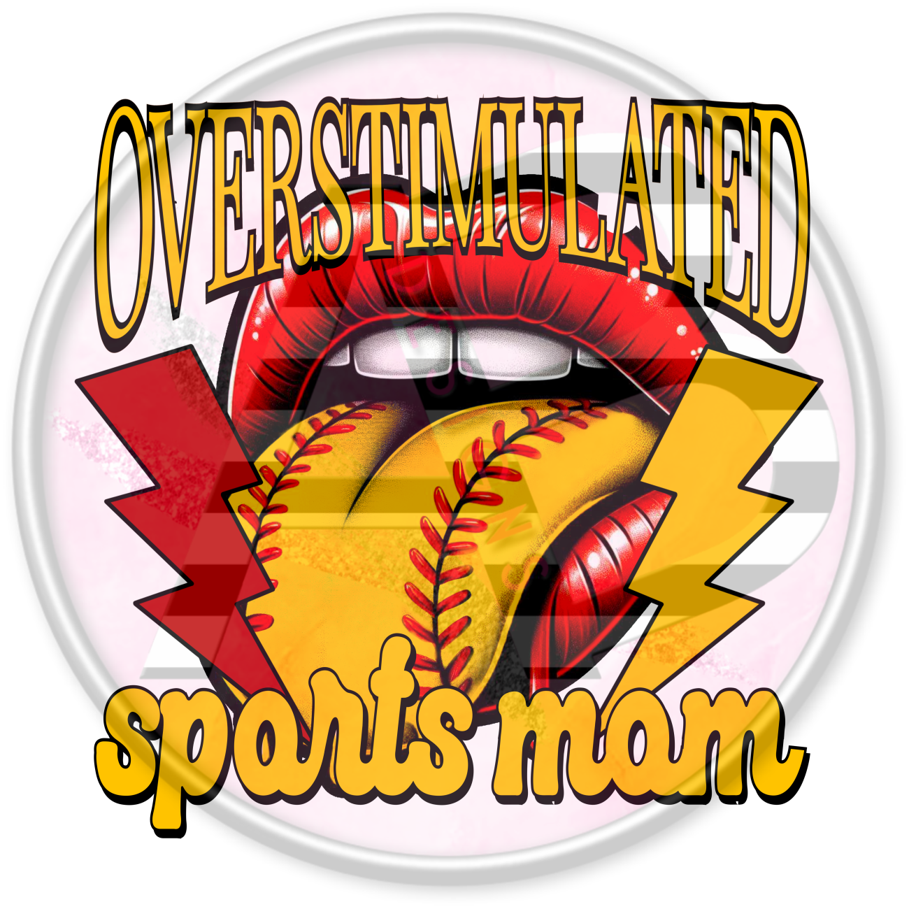 DTF Heat Transfer - Softball Mom 28