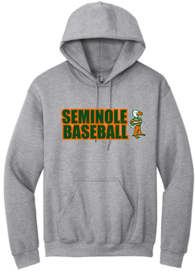 SHS Baseball Hoodie - 18500 Gildan® - Heavy Blend™ Hooded Sweatshirt