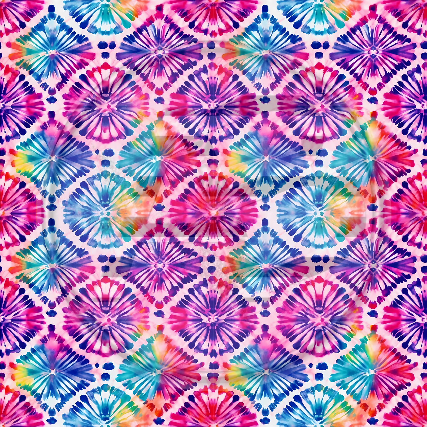 Adhesive Patterned Vinyl - Tie Dye 14 Smaller