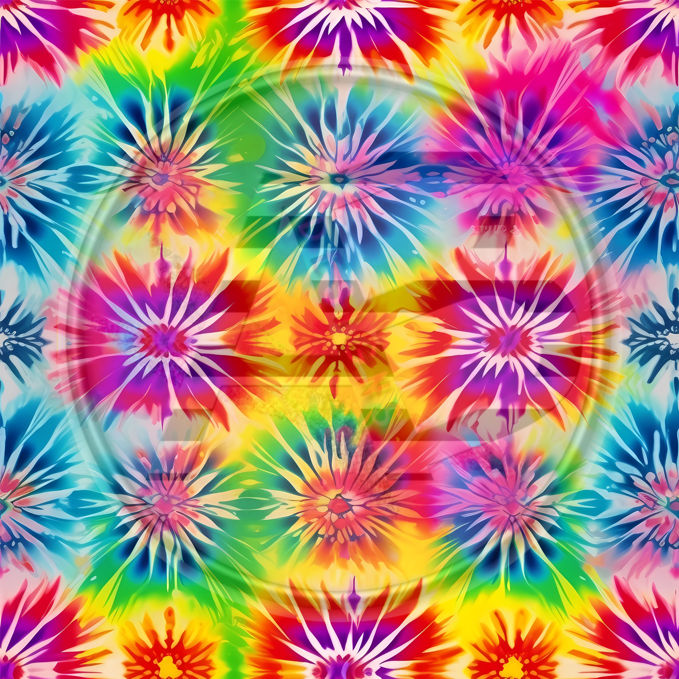 Adhesive Patterned Vinyl - Tie Dye 20