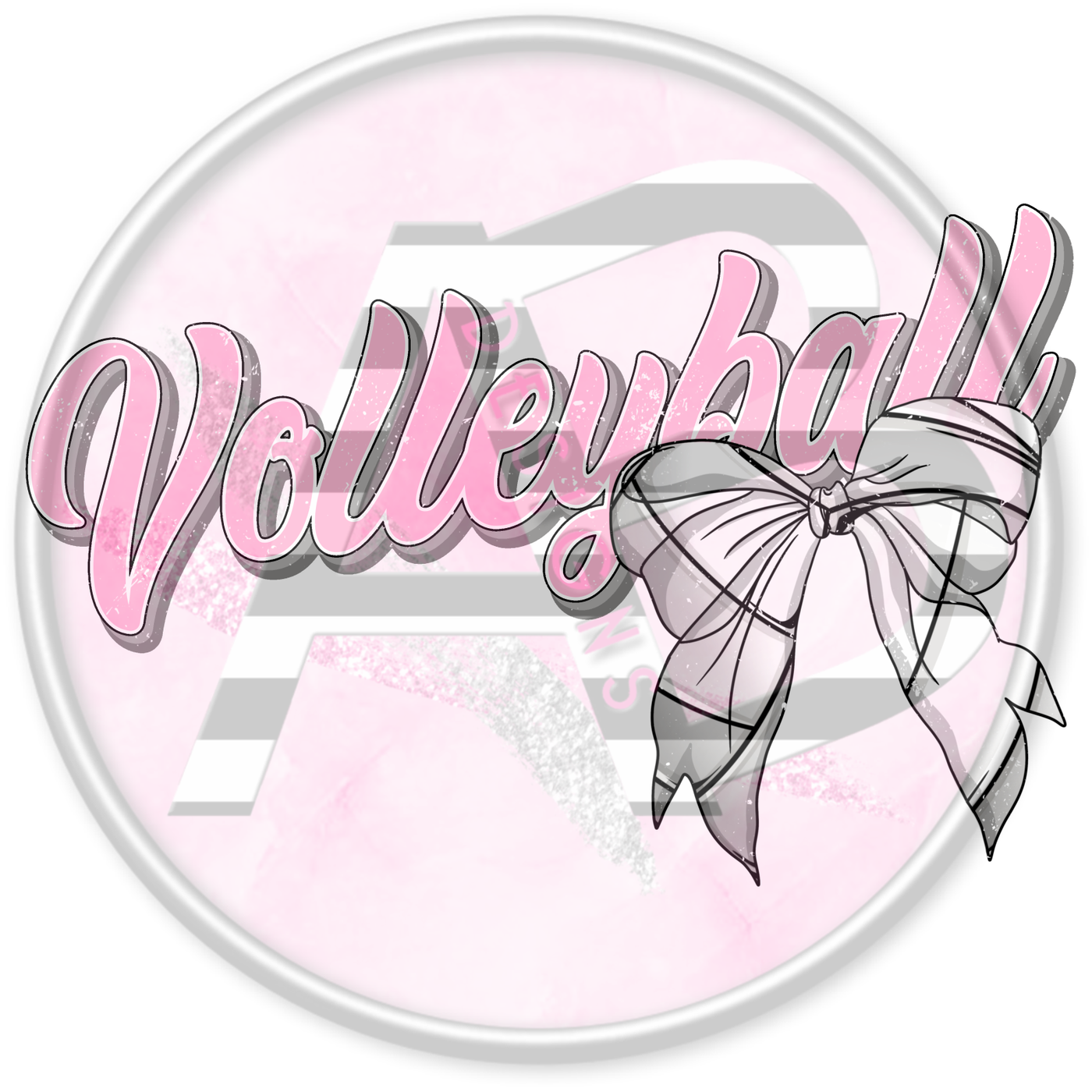 DTF Heat Transfer - Volleyball 04