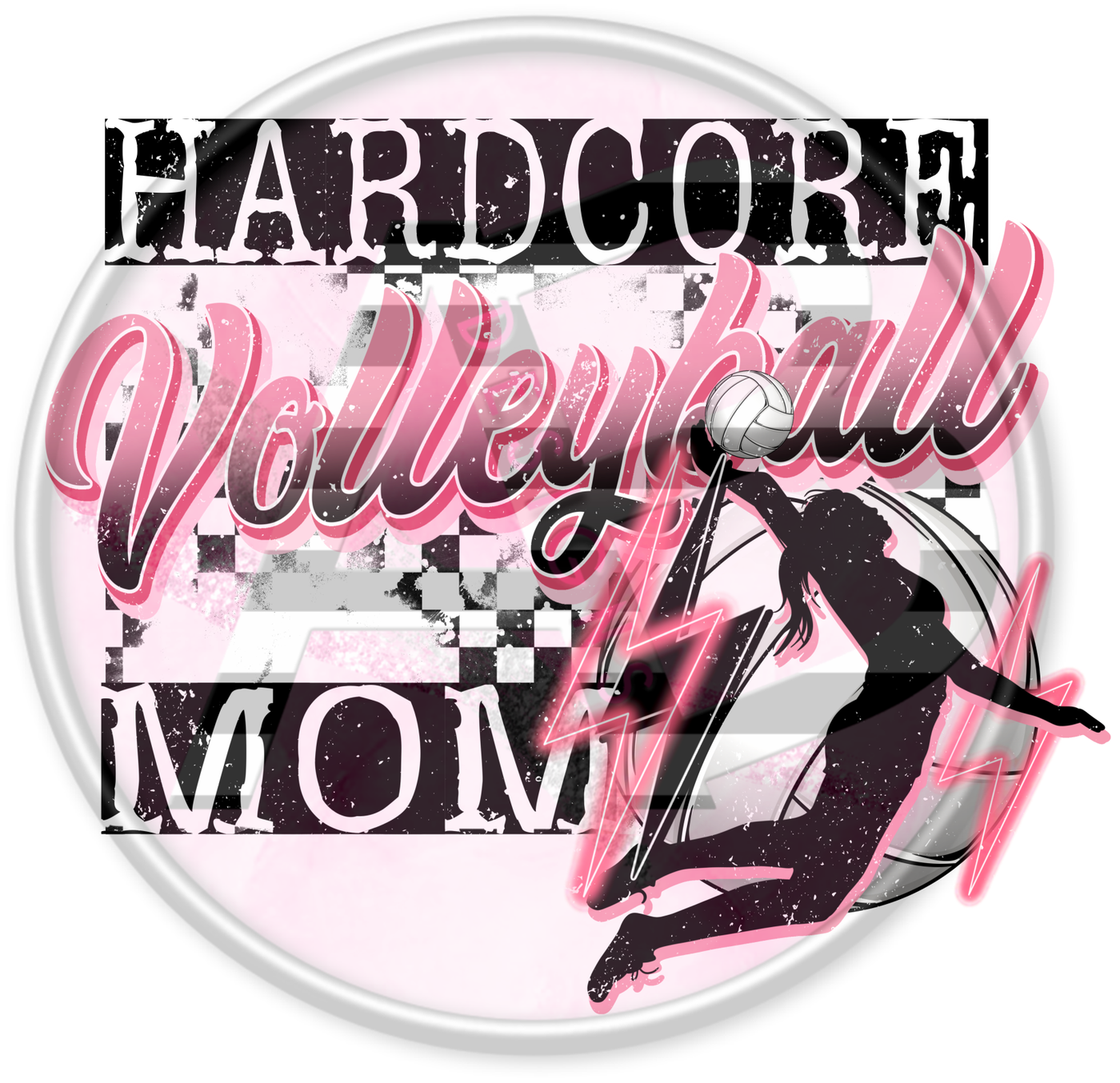 DTF Heat Transfer - Volleyball Mom 05