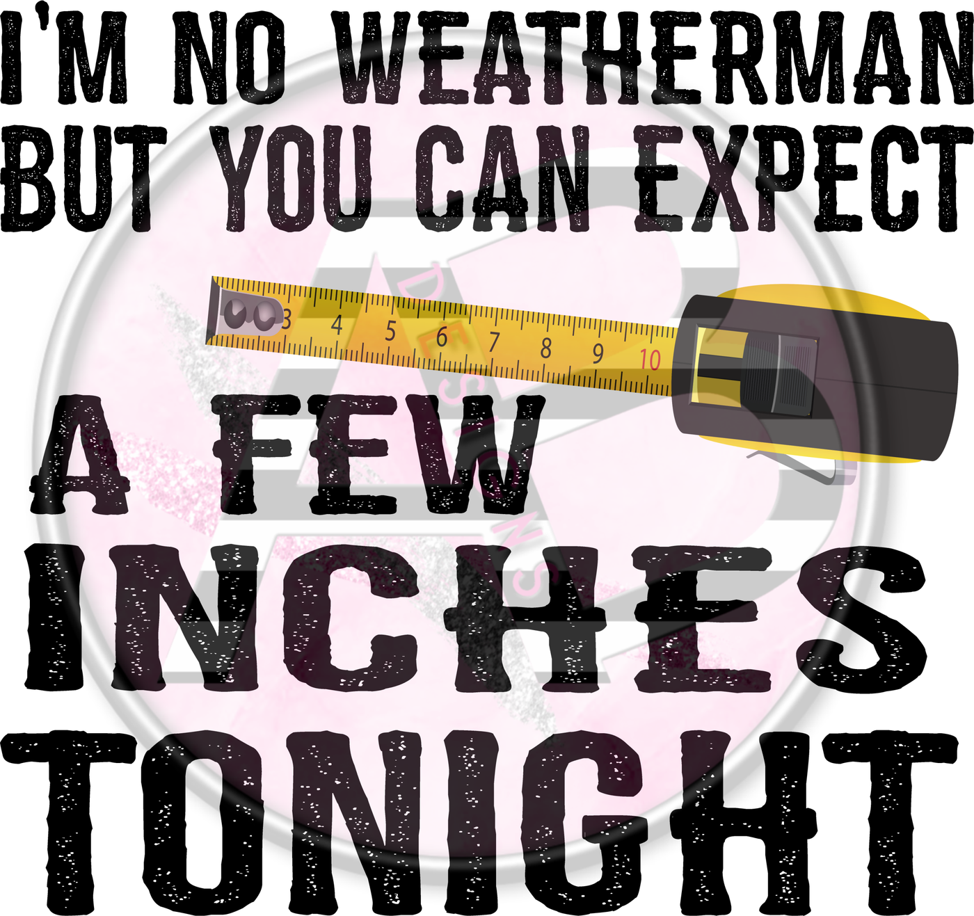 DTF Heat Transfer - Weatherman Black Text