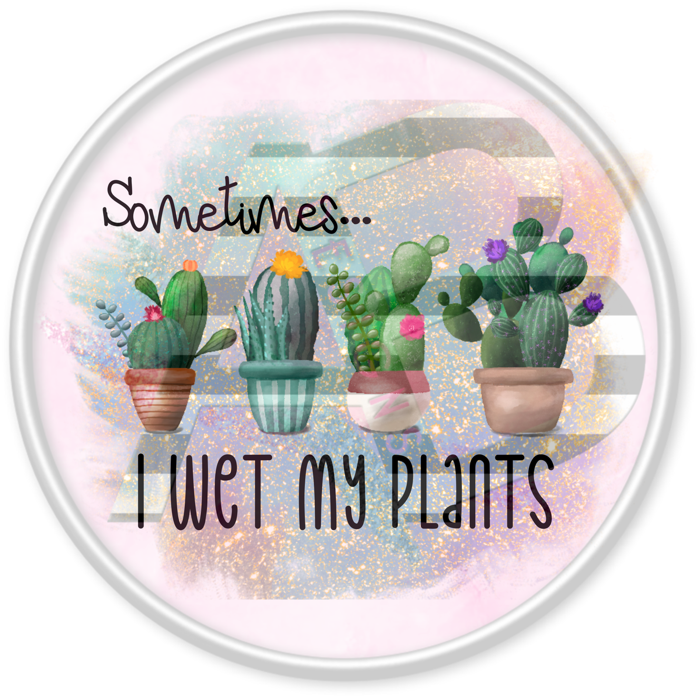 DTF Heat Transfer - Wet My Plants 01