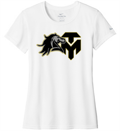 Trinity Mustangs - NKDX8734 Nike Ladies Swoosh Sleeve rLegend Tee