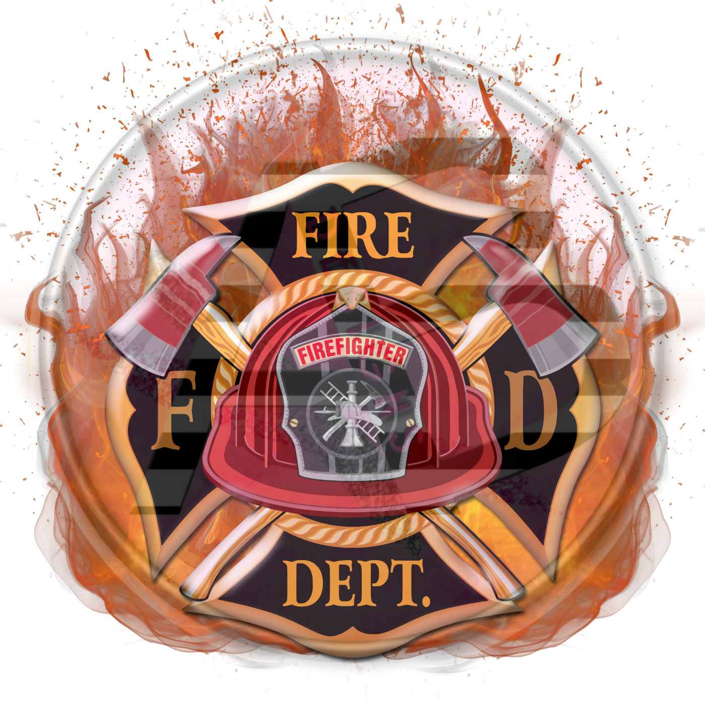 Firefighter 01 - DTF Heat Transfer
