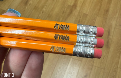 Engraved Pencils | Custom Engraved Personalized Pencils