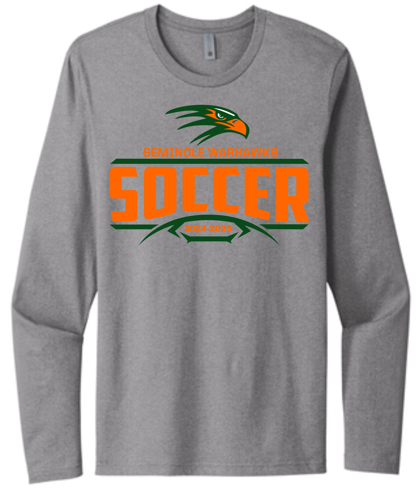 SHS Soccer - Long Sleeve Cotton T-Shirt Option #2