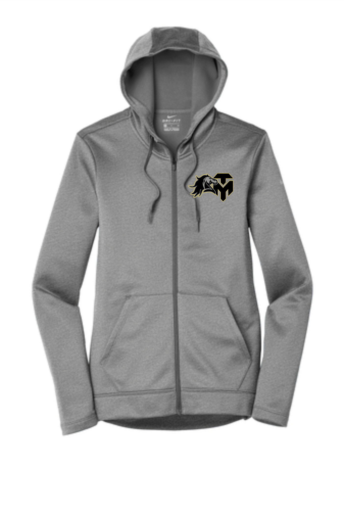 Trinity Mustangs - NKAH6264  Nike Ladies Therma-FIT Full-Zip Fleece Hoodie (Ladies)