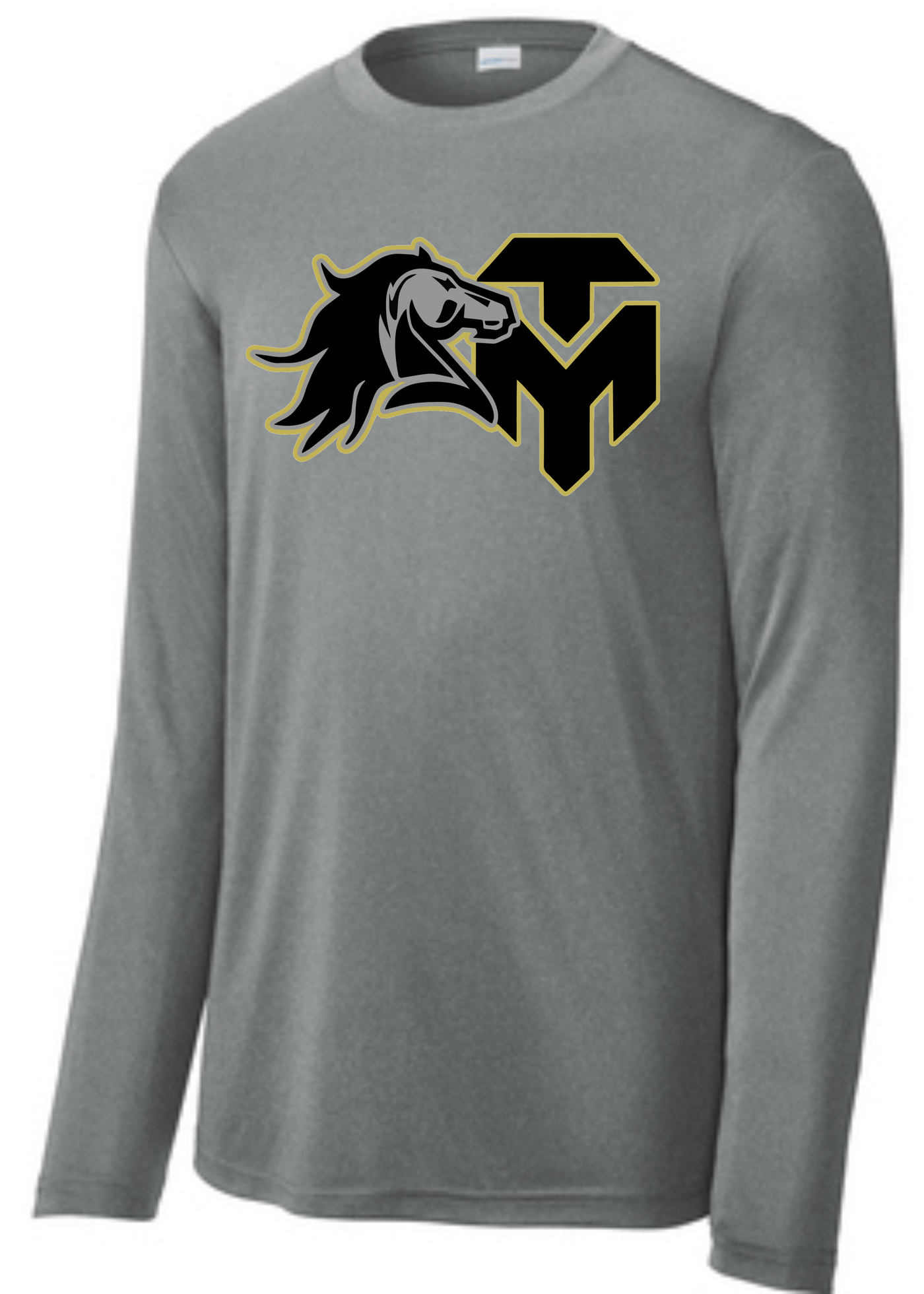 Trinity Mustangs - Long Sleeve DriFit T-Shirt ST350LS