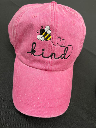 Bee 🐝 Kind Embroidered Hat