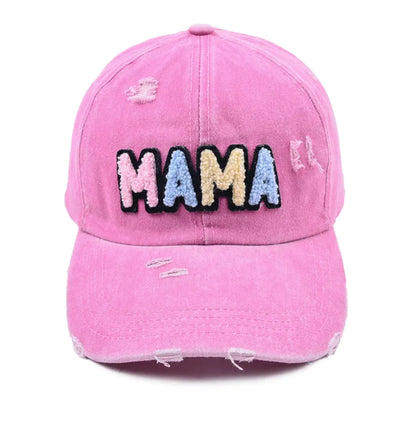 MAMA Distressed Hat