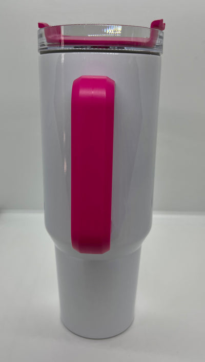 Shimmer Hot Pink Sublimation 40 oz Tumbler – Brilliant Blanks