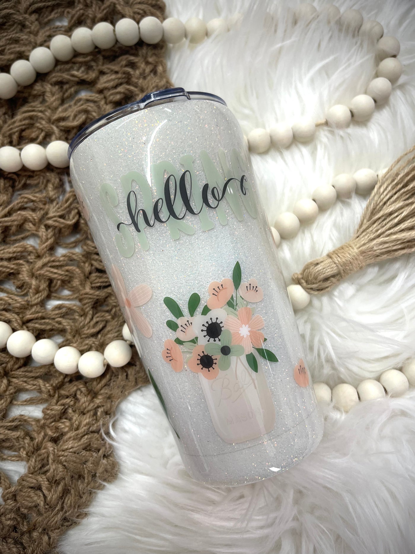 Hello Spring 20oz Modern Curve - RTS Tumbler