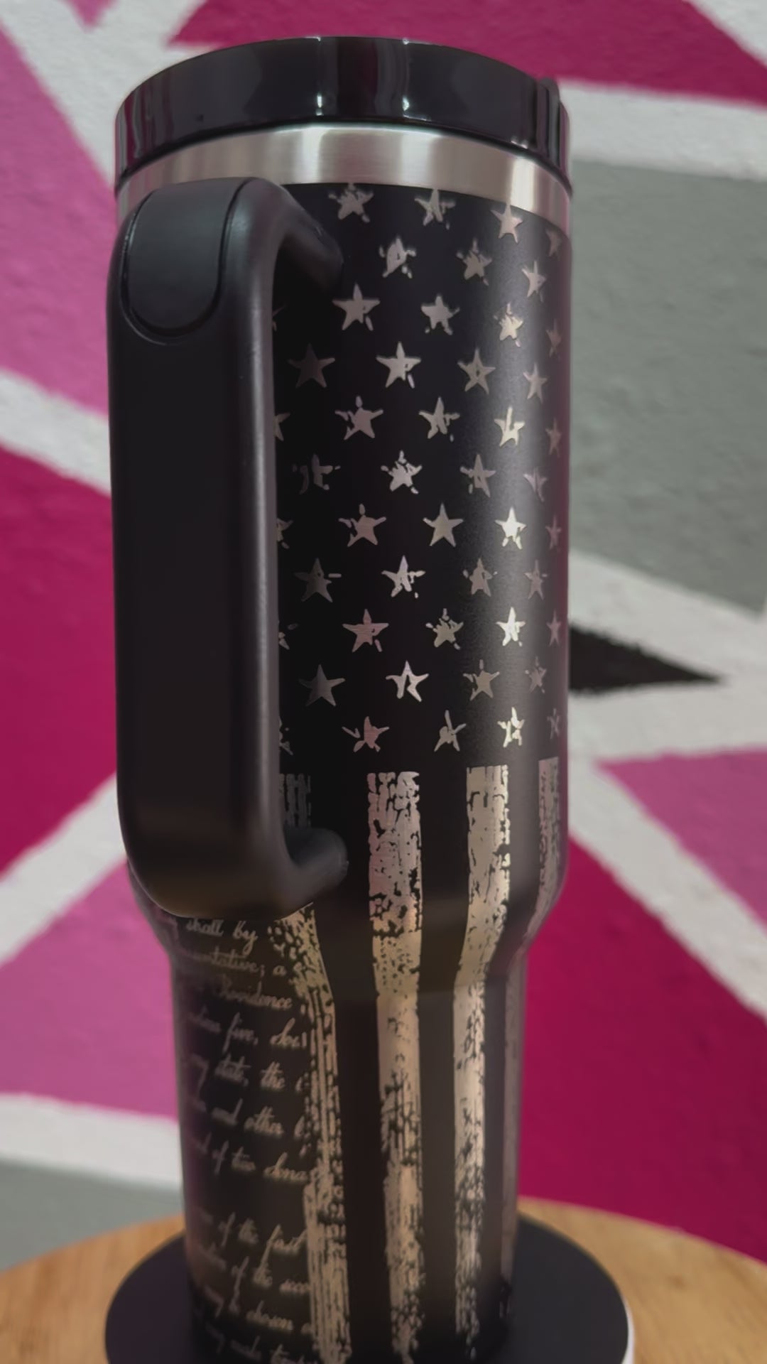 Freedom 40oz - Custom Laser Engraved