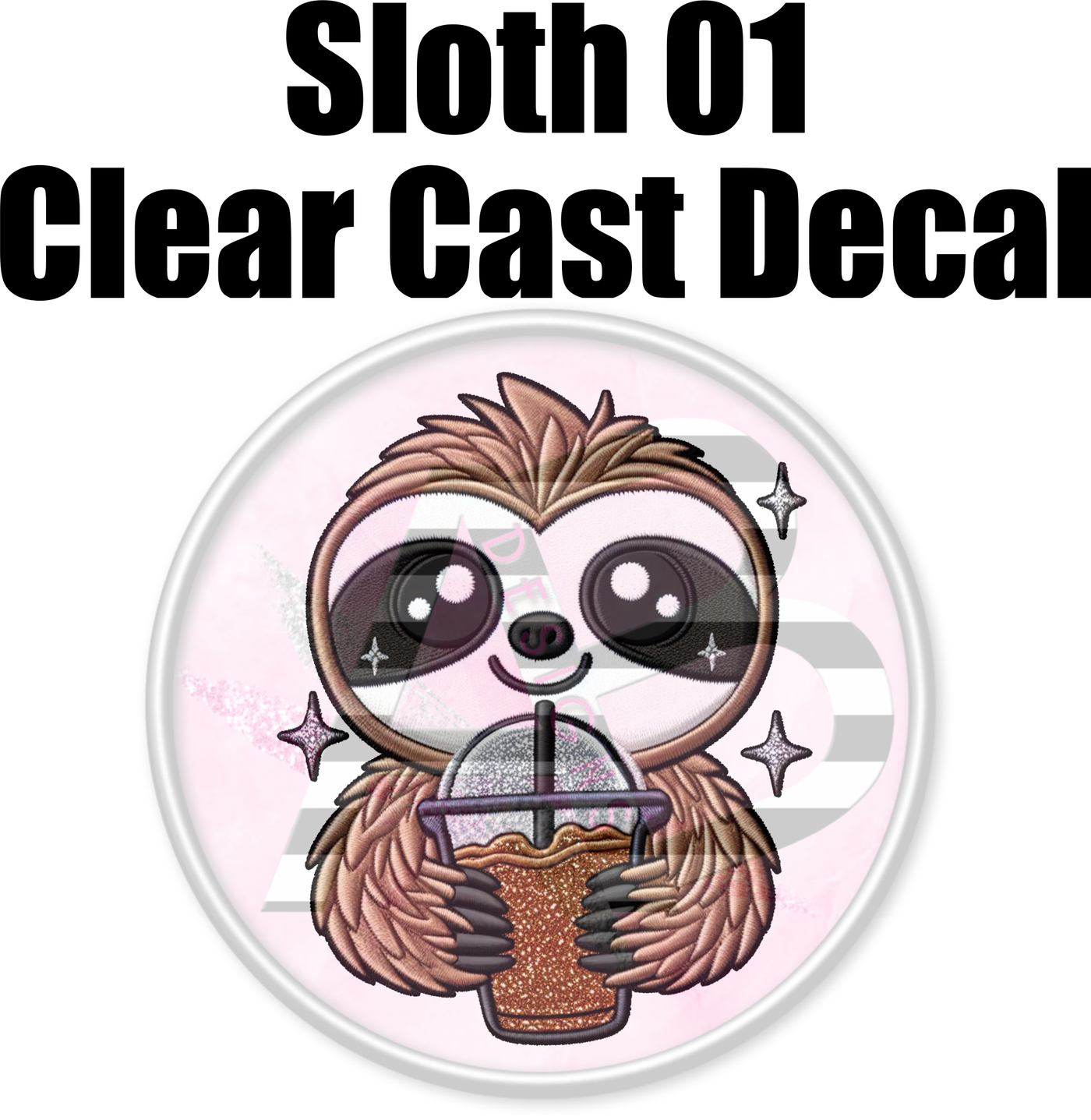 Sloth 01 - Clear Cast Decal-434