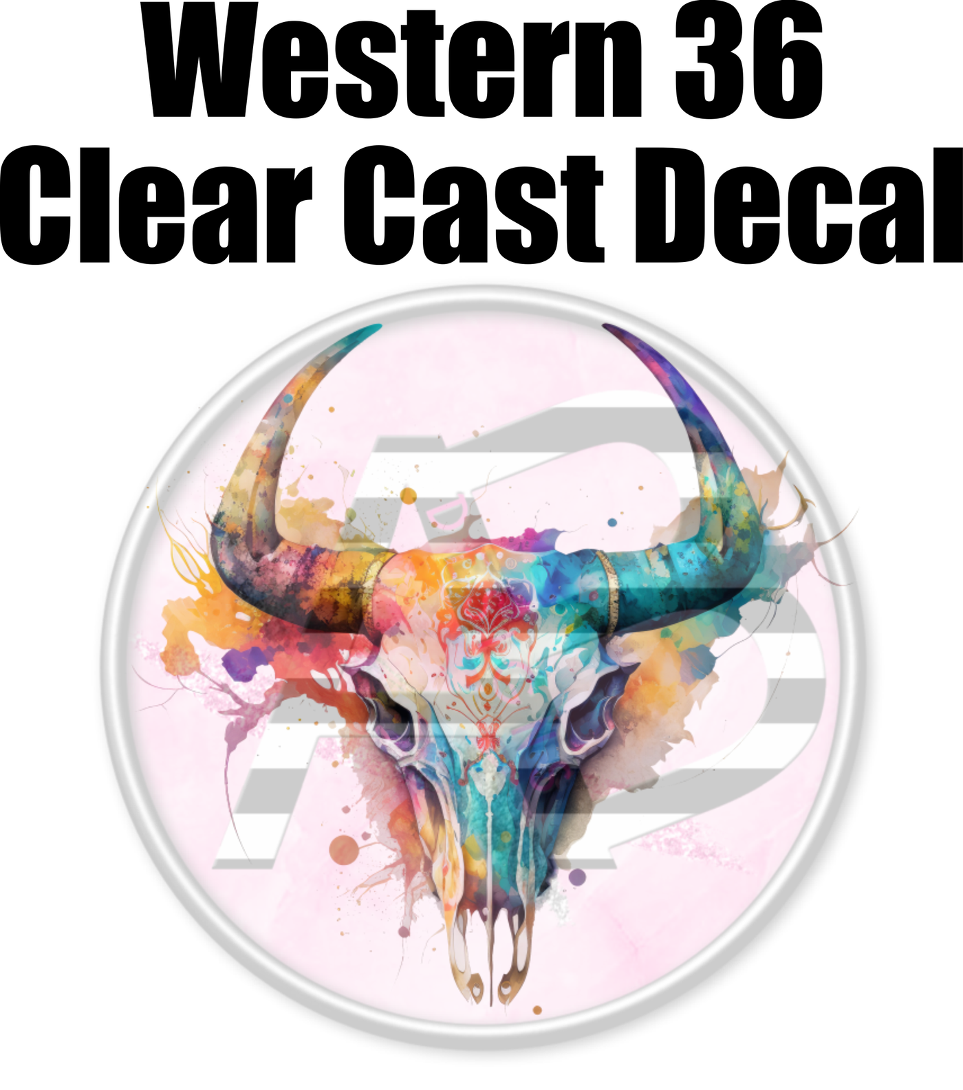 Western 36 - Clear Cast Decal-486