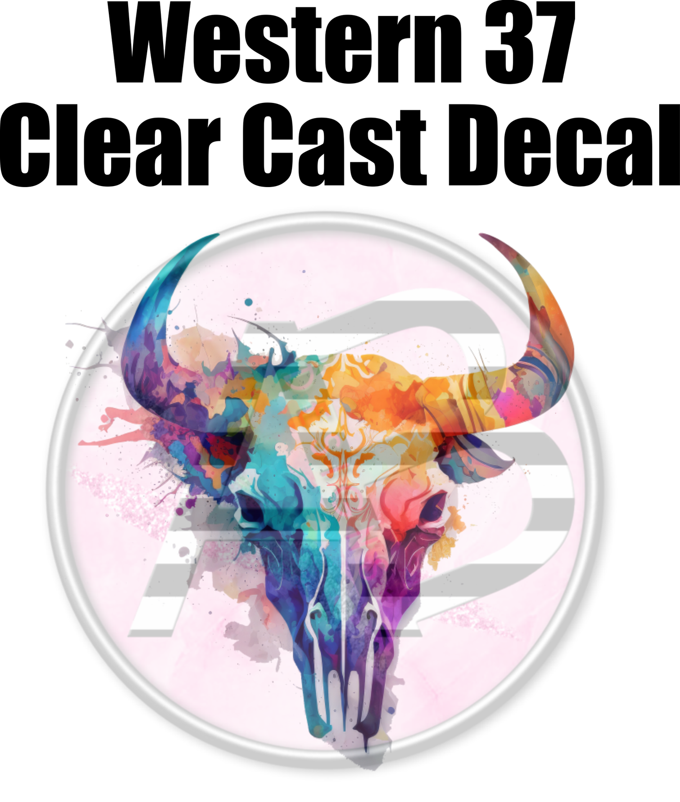 Western 37 - Clear Cast Decal-487