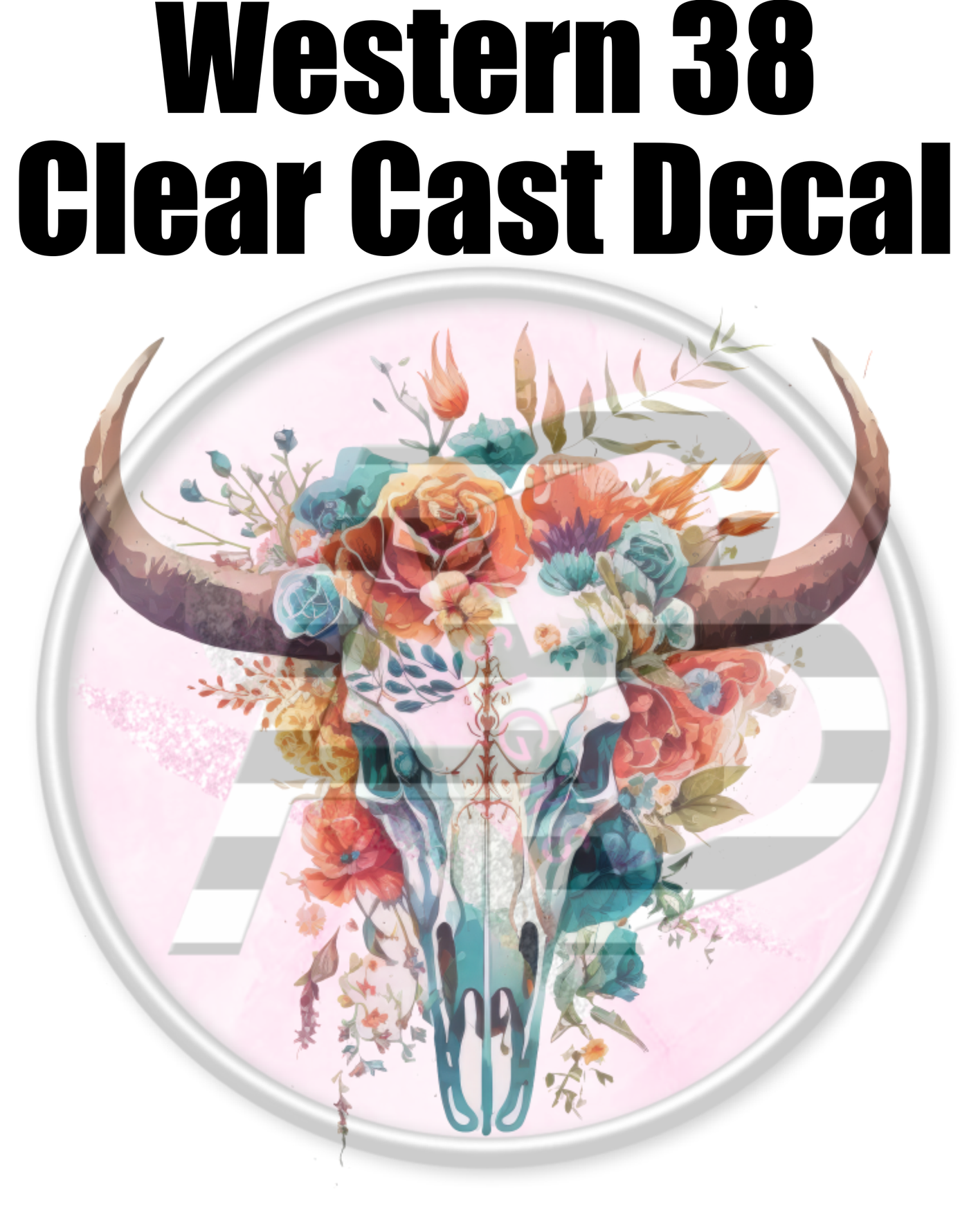 Western 38 - Clear Cast Decal-488