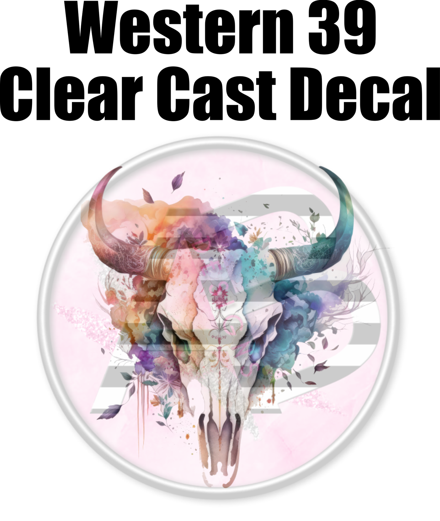 Western 39 - Clear Cast Decal-489