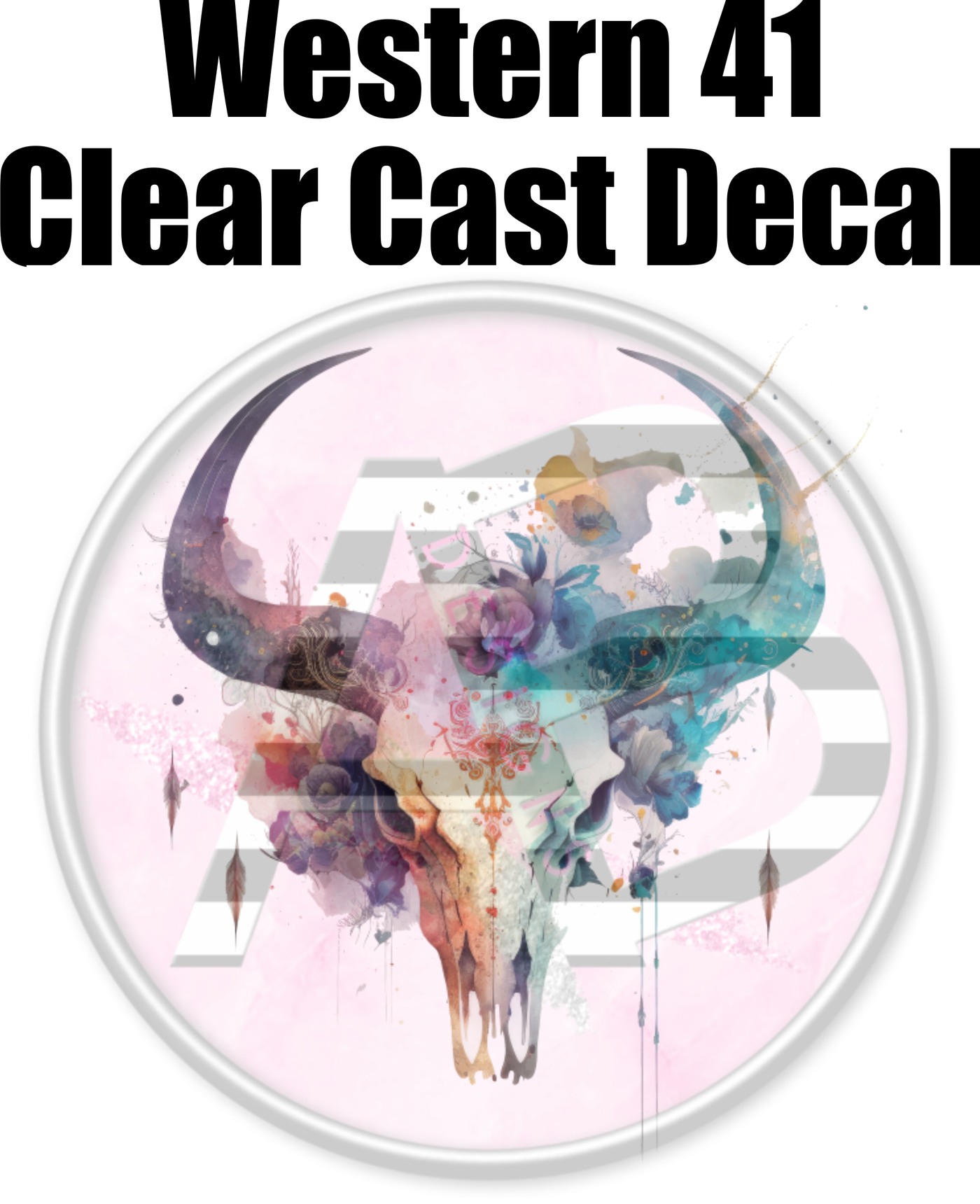 Western 41 - Clear Cast Decal-491