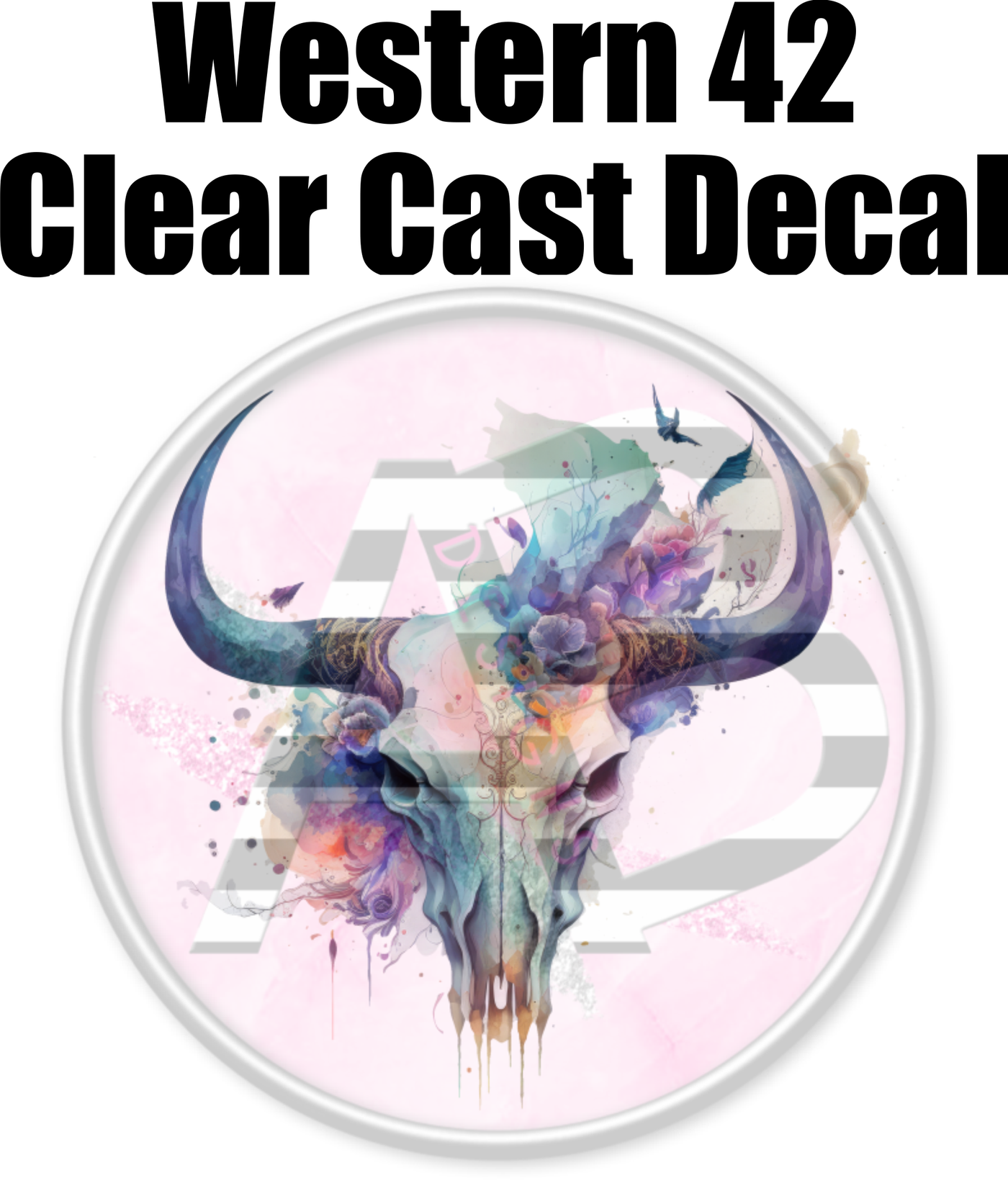 Western 42 - Clear Cast Decal-492