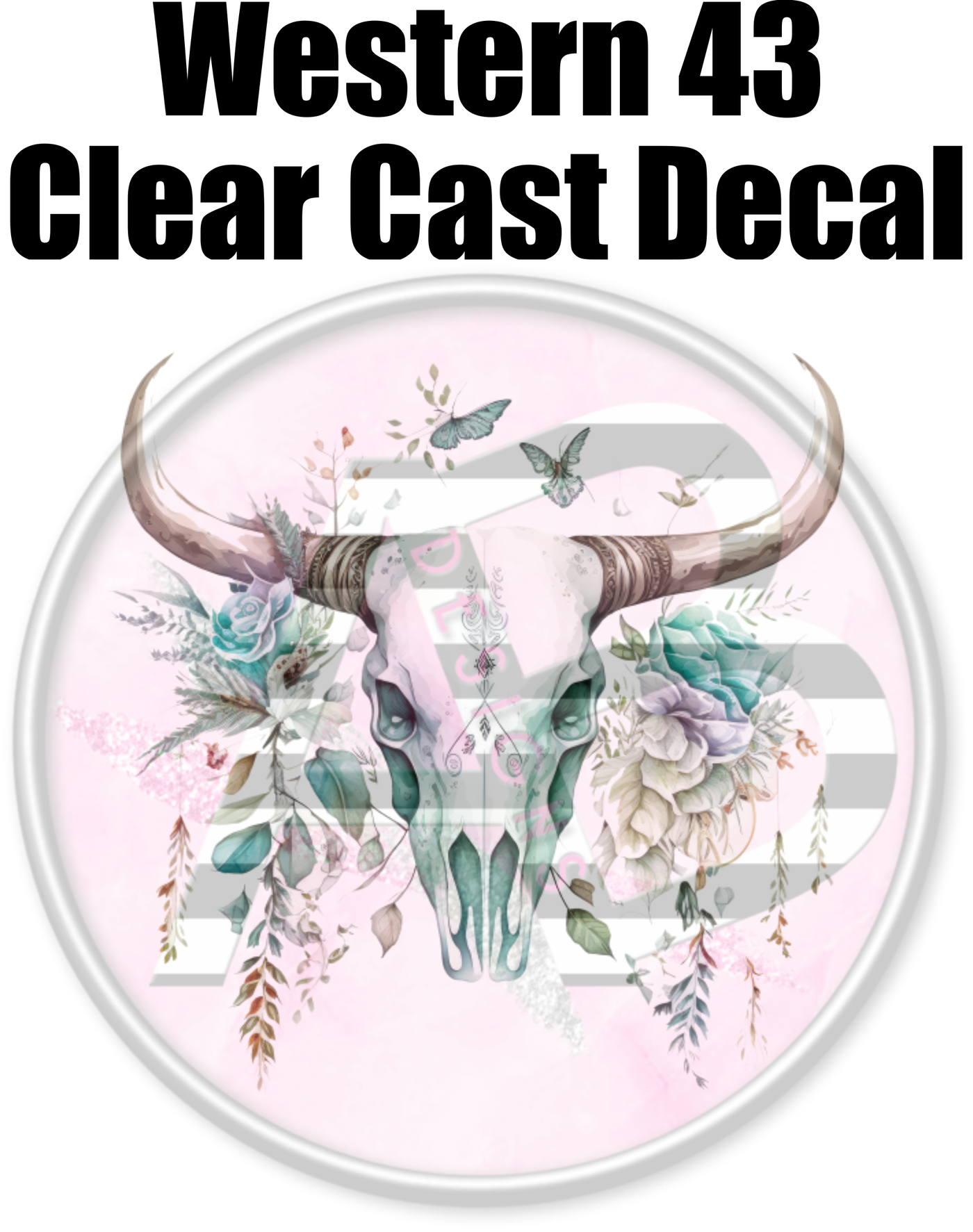 Western 43 - Clear Cast Decal-493