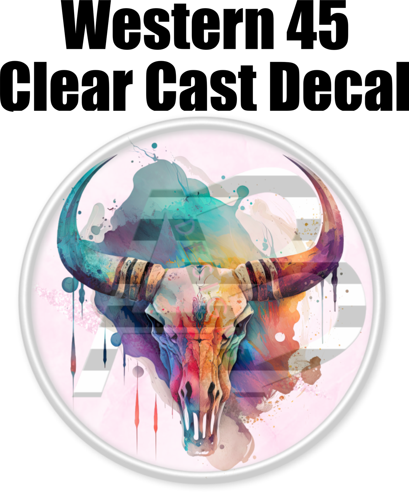 Western 45 - Clear Cast Decal-495