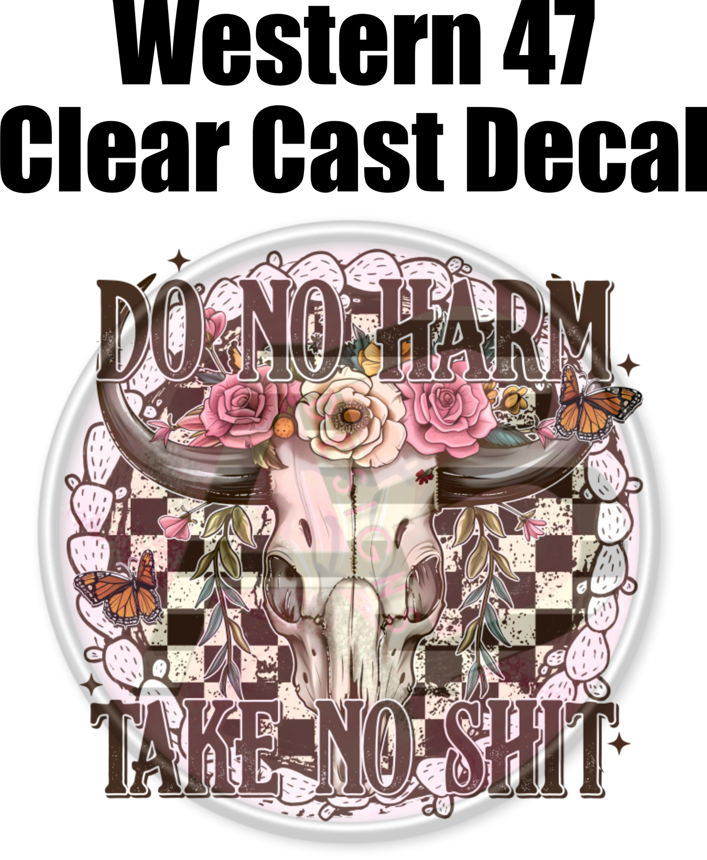 Western 47 - Clear Cast Decal-497