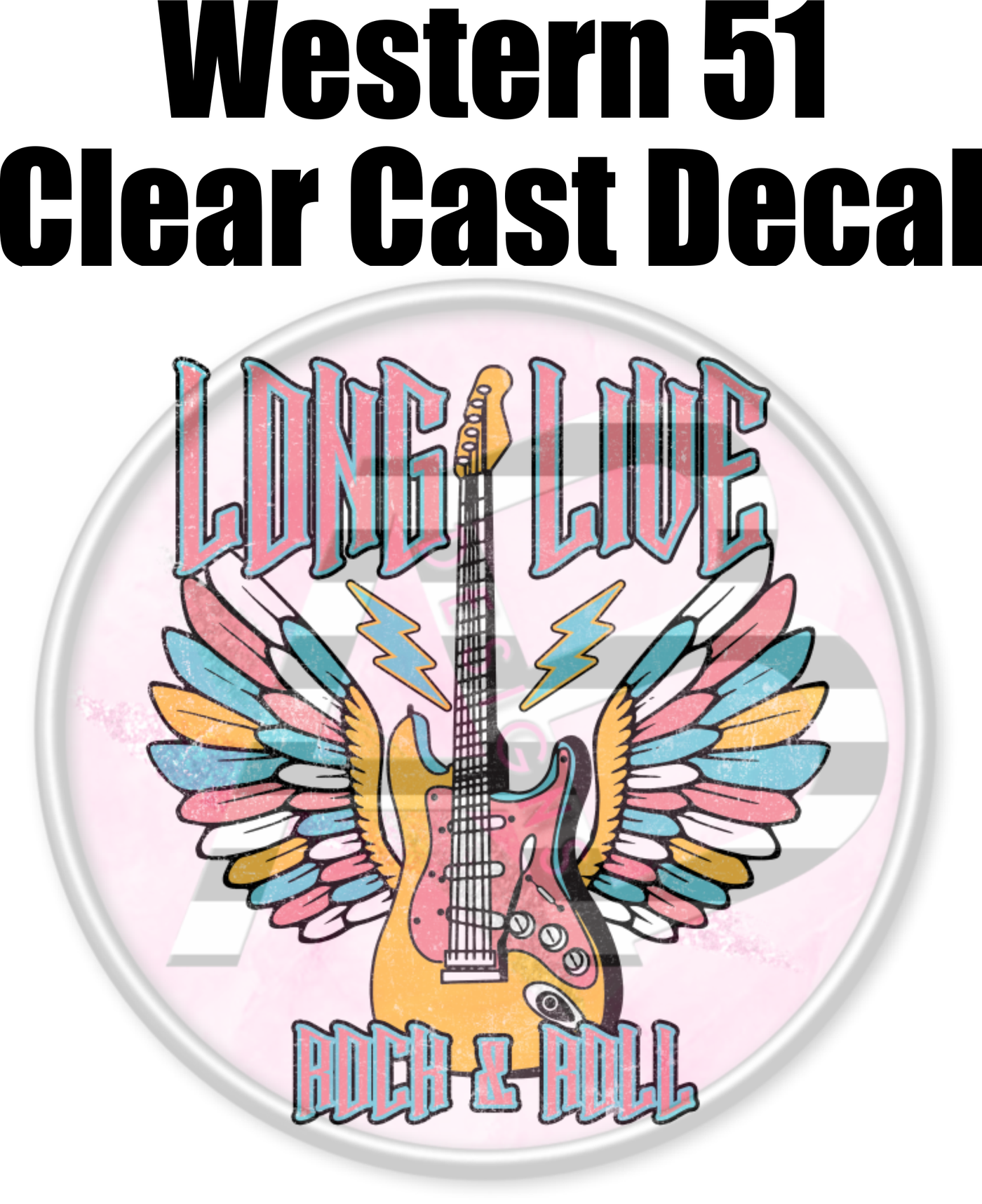 Western 51 - Clear Cast Decal-501