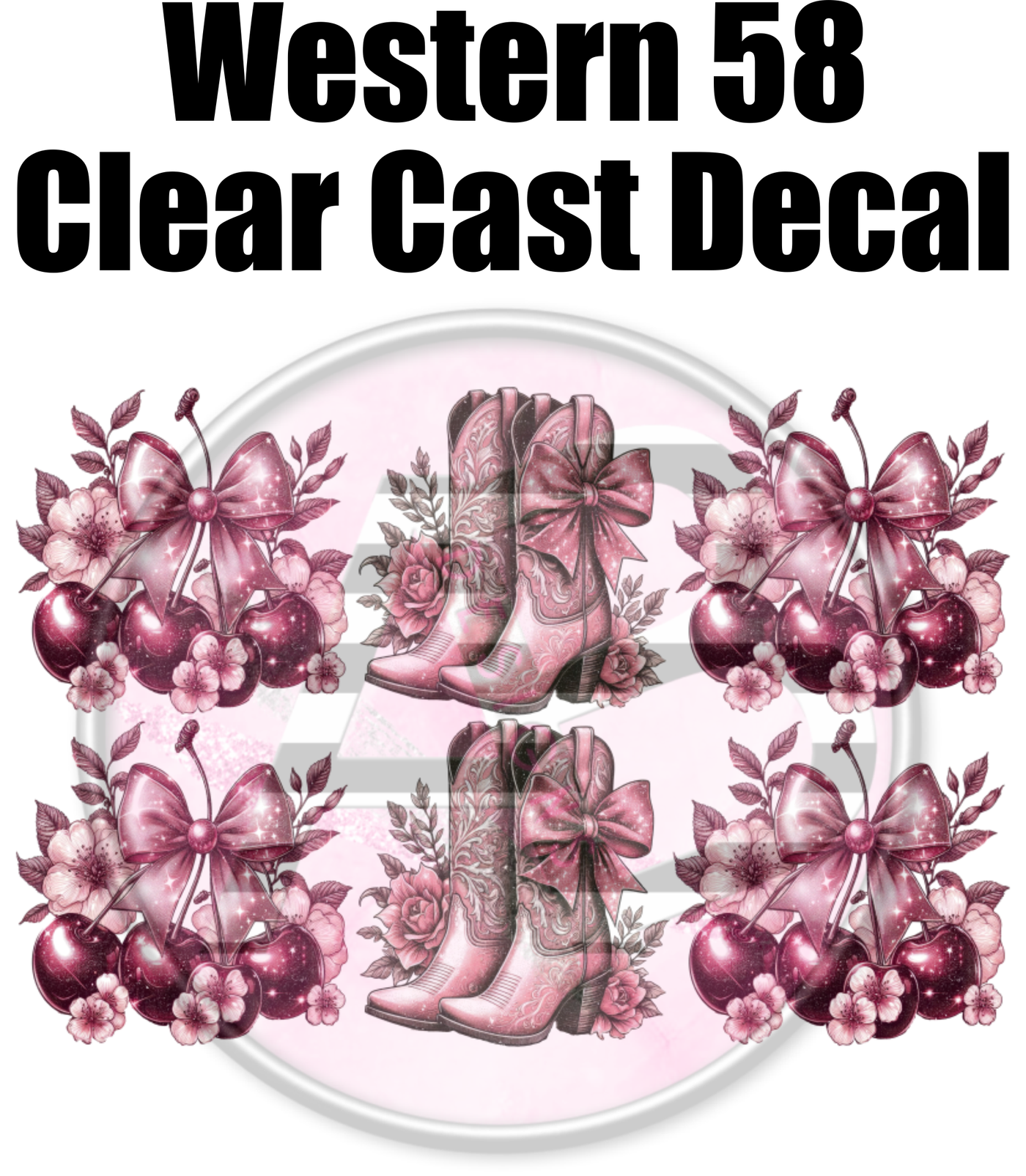 Western 58 - Clear Cast Decal-508