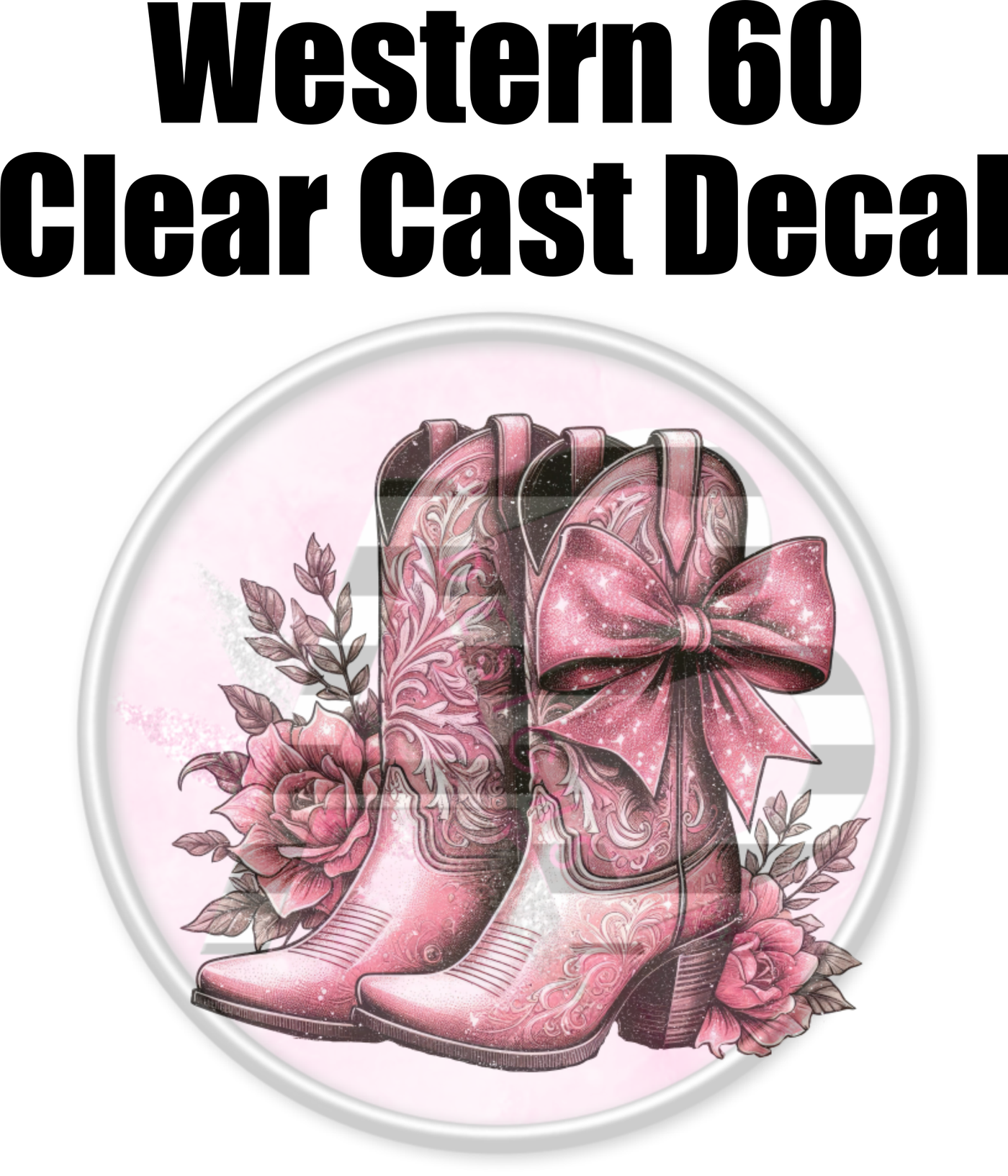 Western 60 - Clear Cast Decal-510