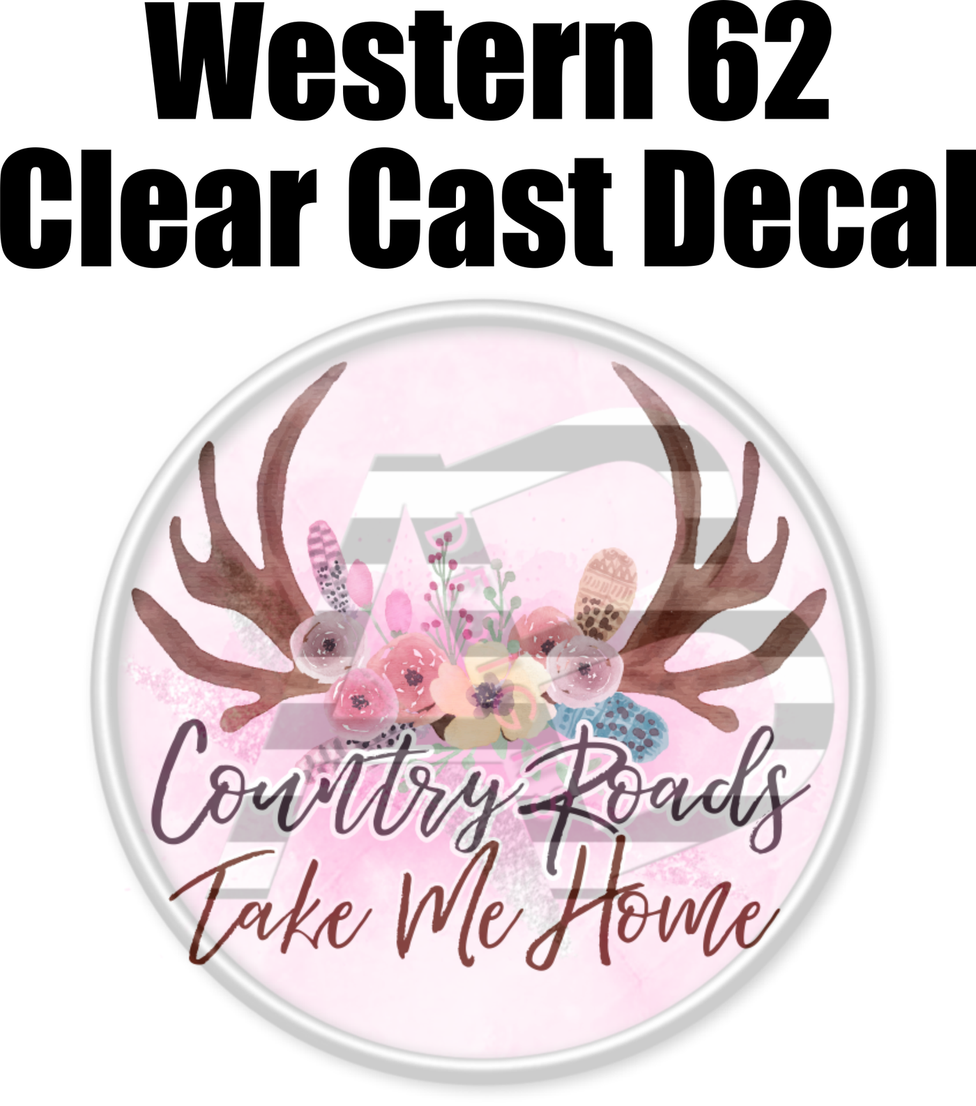 Western 62 - Clear Cast Decal-512