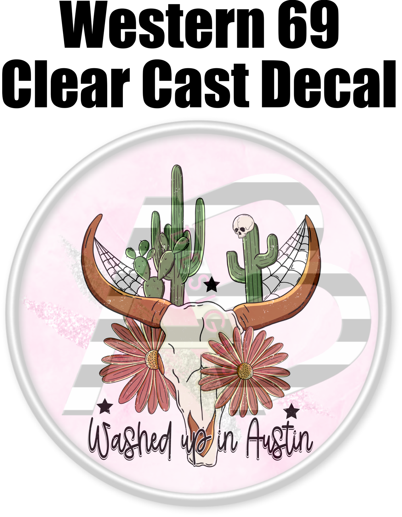 Western 69 - Clear Cast Decal-519