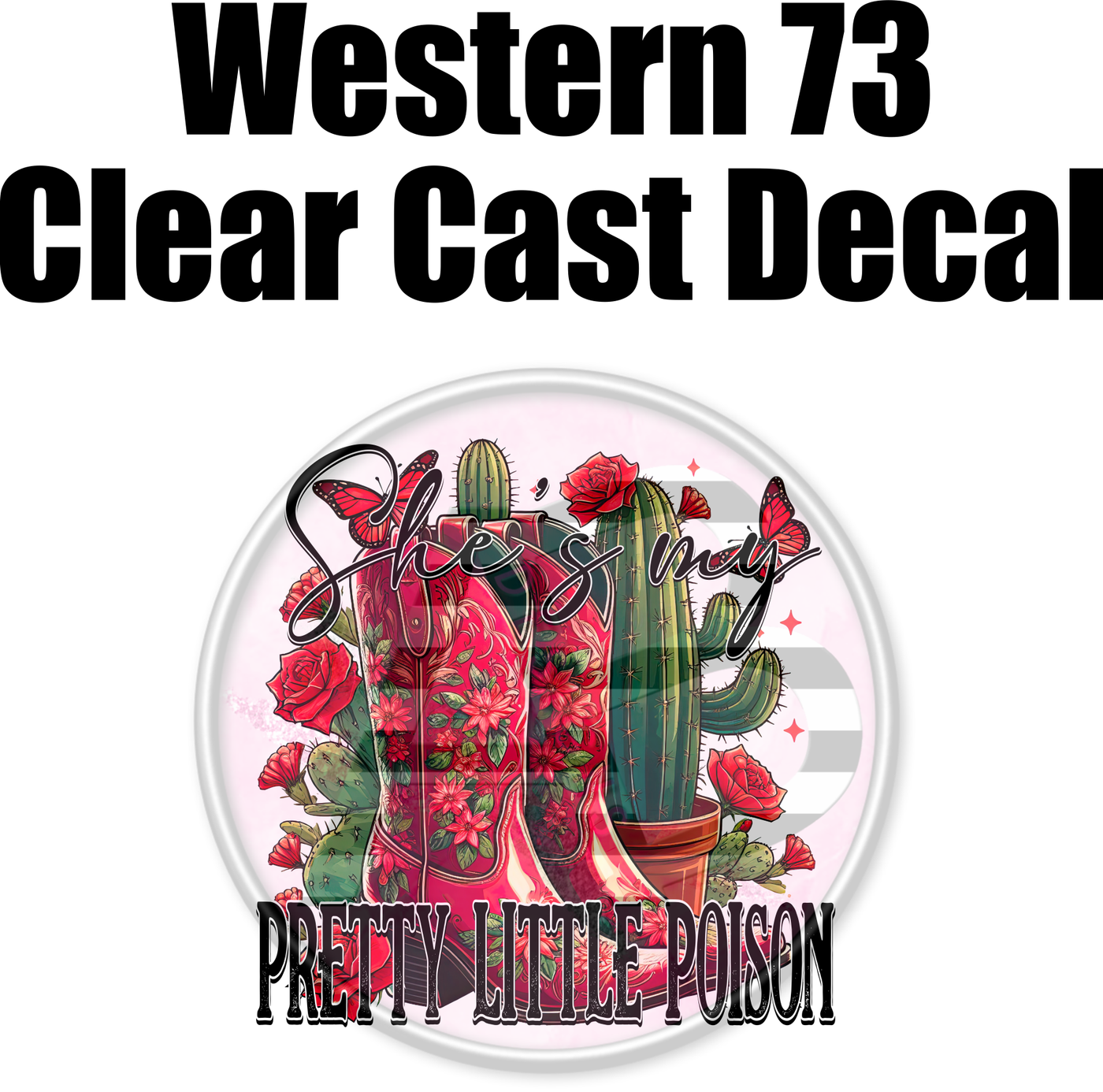 Western 73 - Clear Cast Decal-524