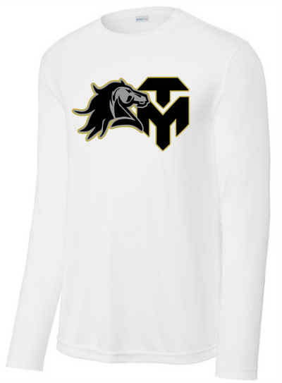 Trinity Mustangs - Long Sleeve DriFit T-Shirt ST350LS