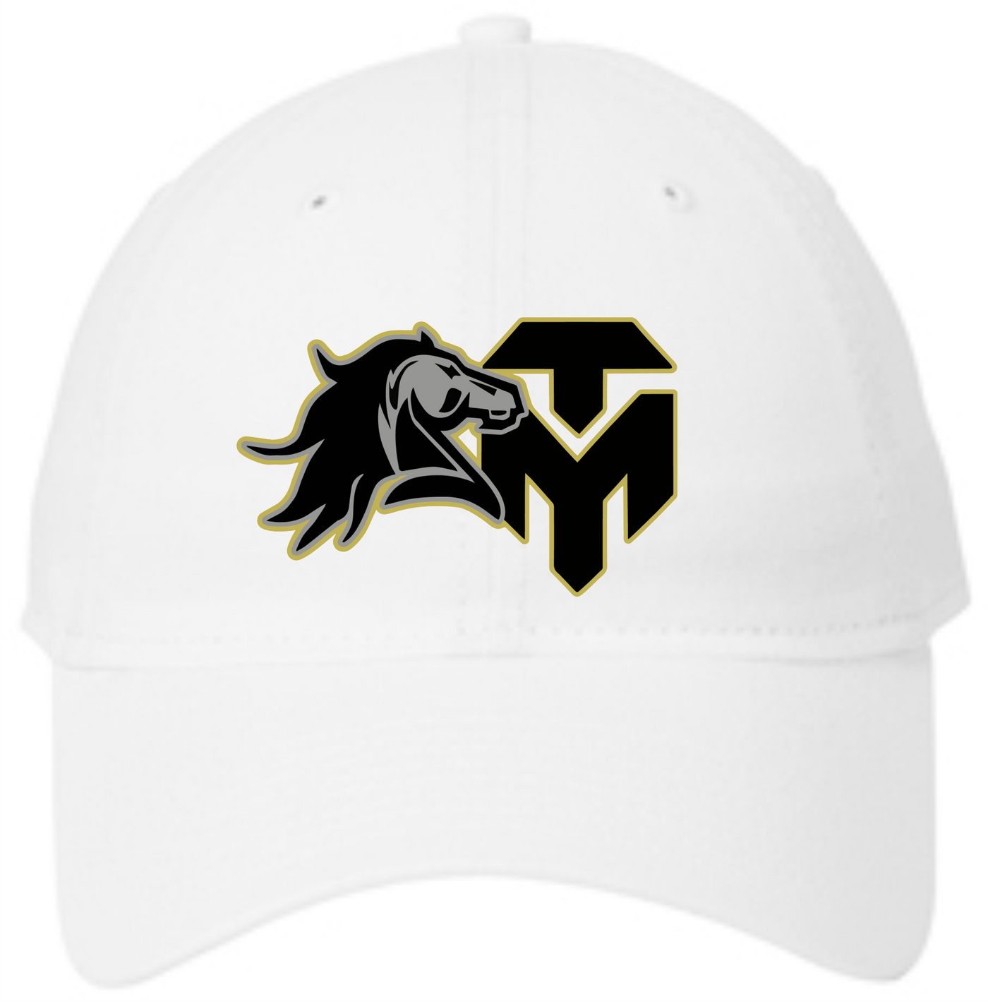 Trinity Mustangs - NE201  New Era® - Adjustable Unstructured Cap