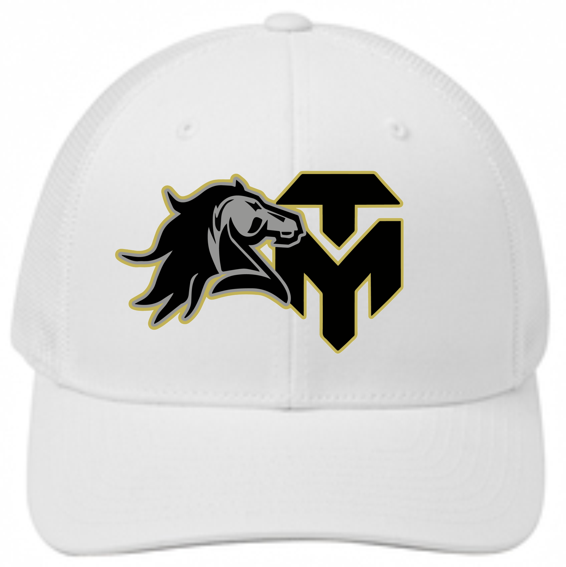 Trinity Mustangs - C812 Port Authority® Flexfit® Mesh Back Cap – AB ...
