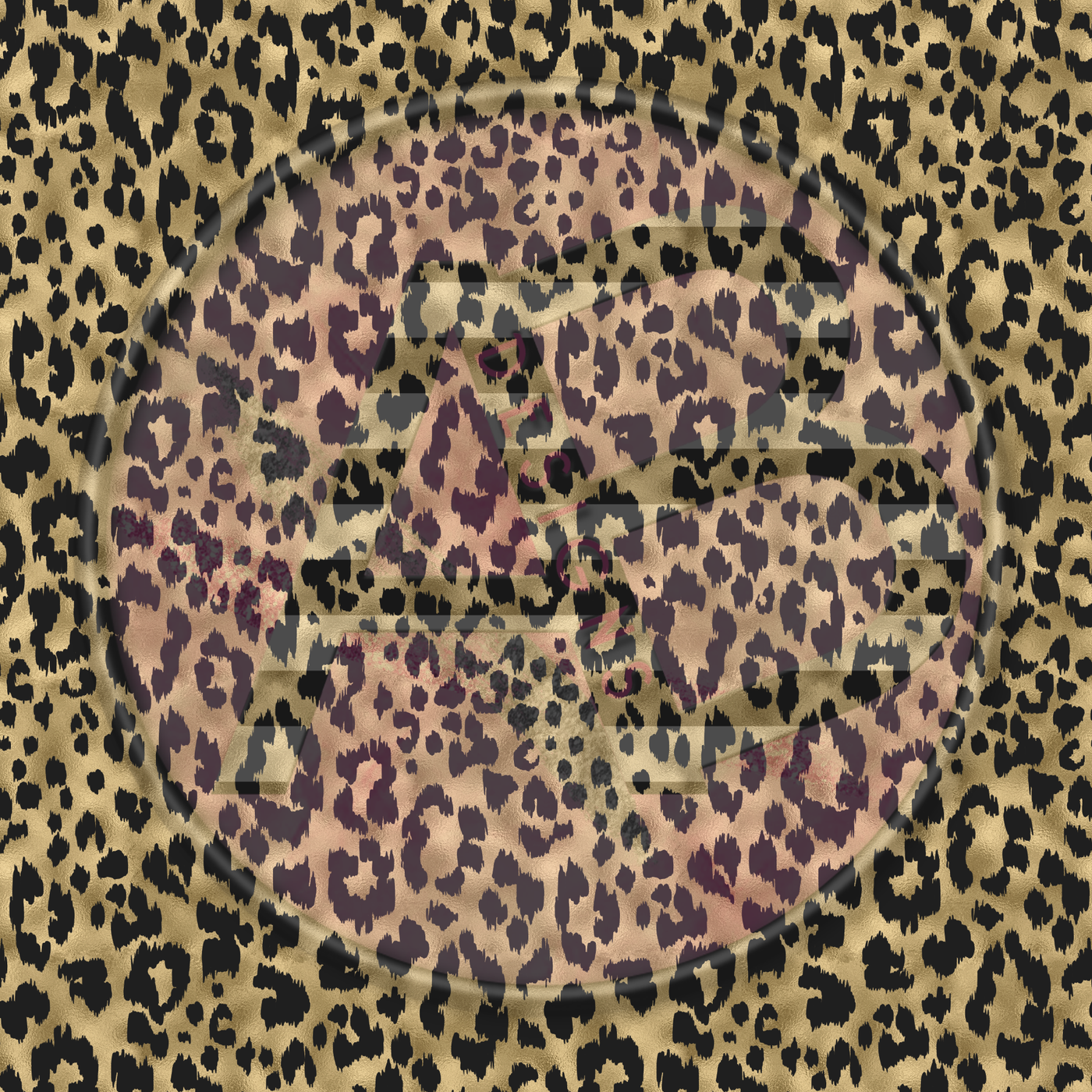 Adhesive Patterned Vinyl - Cheetah 207 Smaller