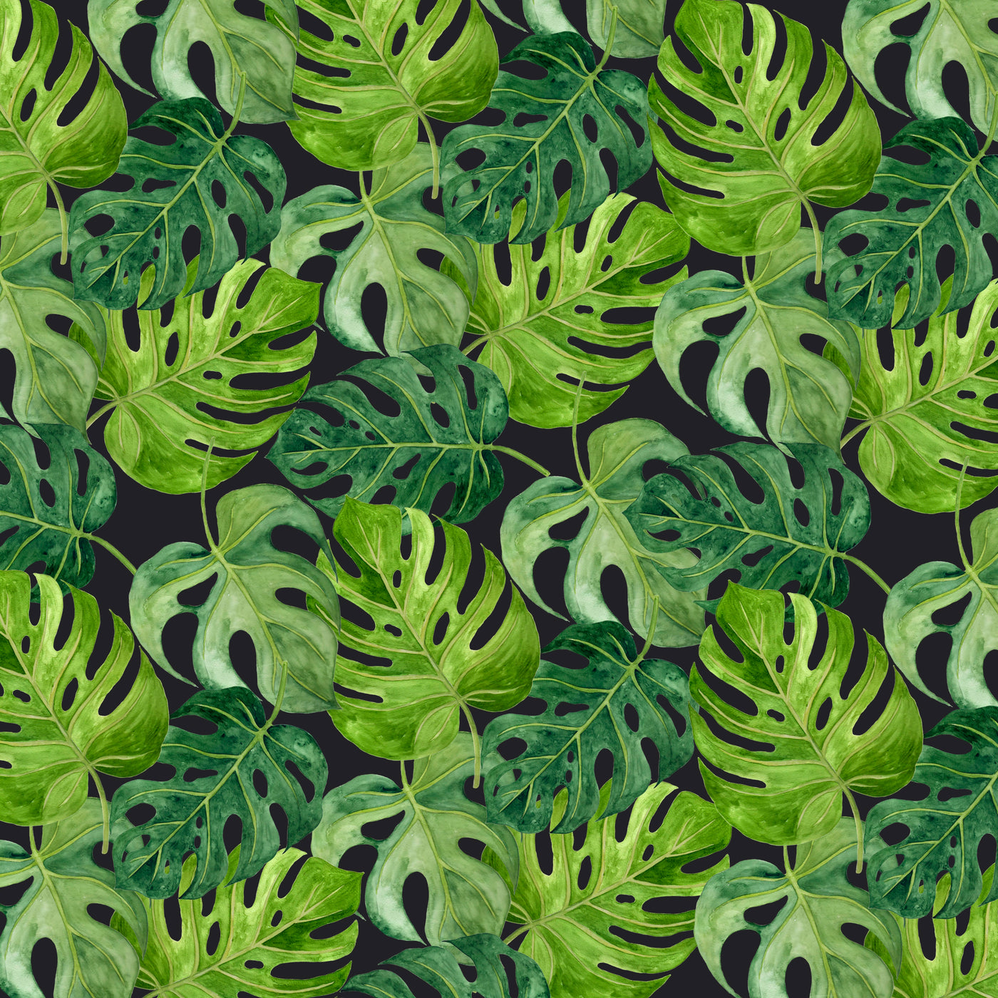 Adhesive Patterned Vinyl - Palm Leaf 2