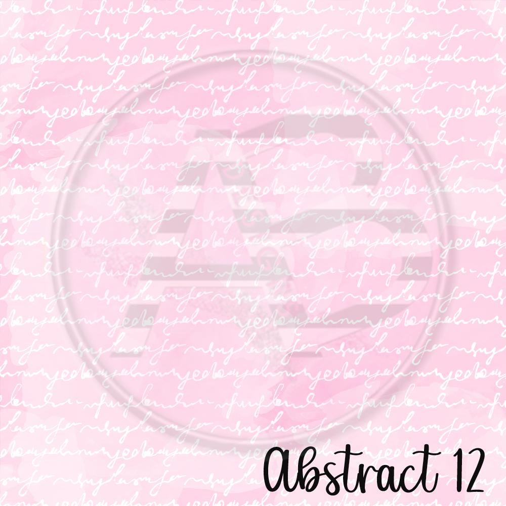 Adhesive Patterned Vinyl - Abstract 12