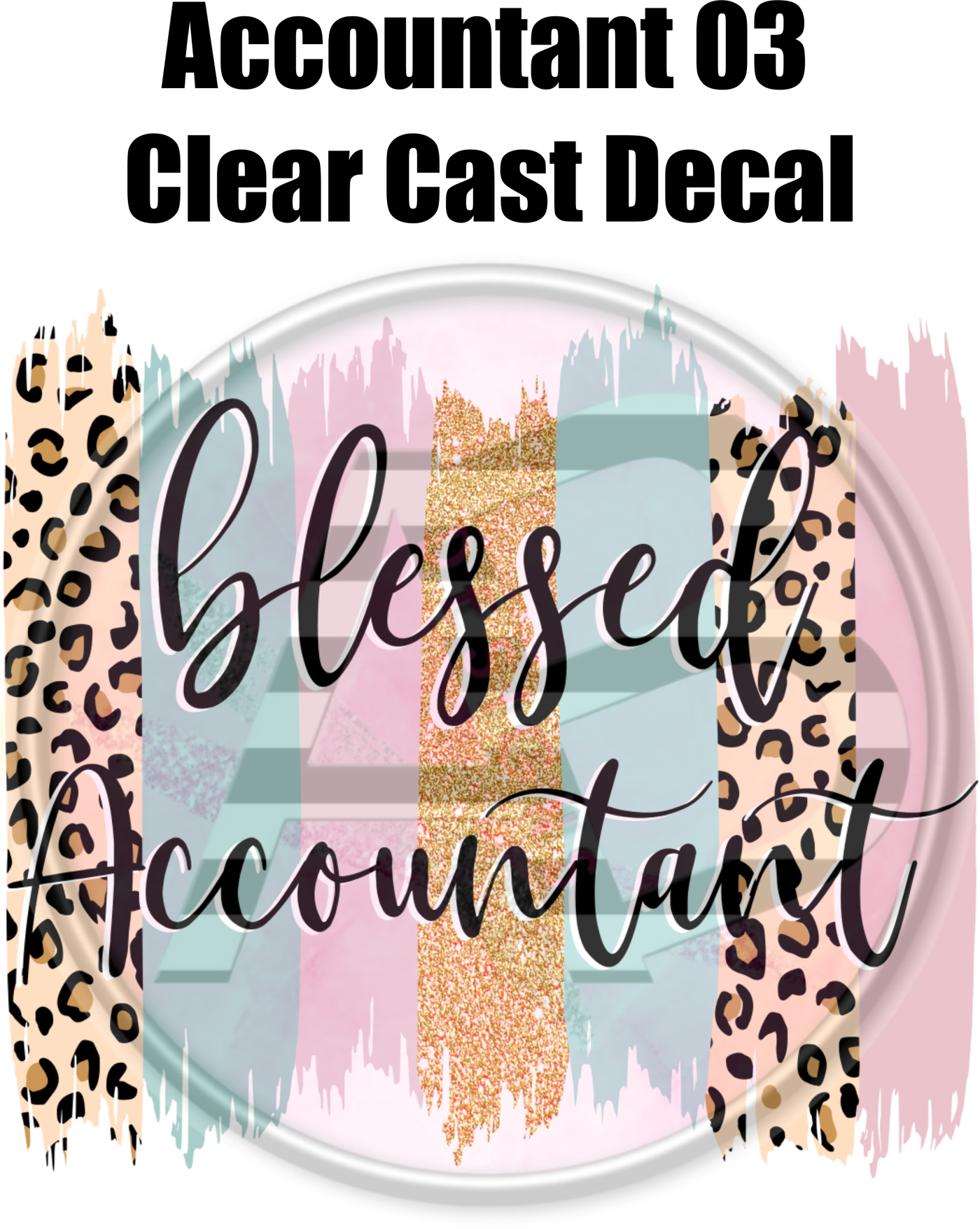 Accountant 03 - Clear Cast Decal