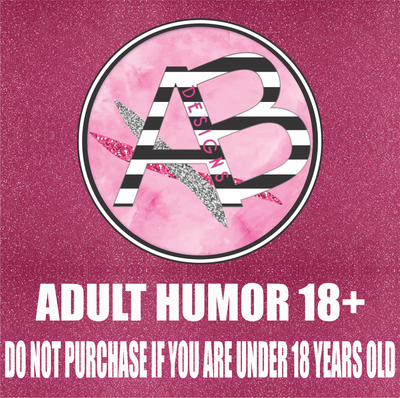Adult Humor 01 12x12 Clear Cast Decal