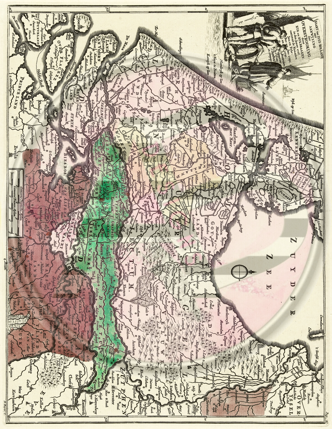 Adhesive Patterned Vinyl - Antique Maps 30