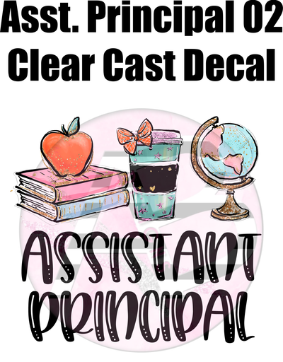 Assistant Principal 02 - Clear Cast Decal