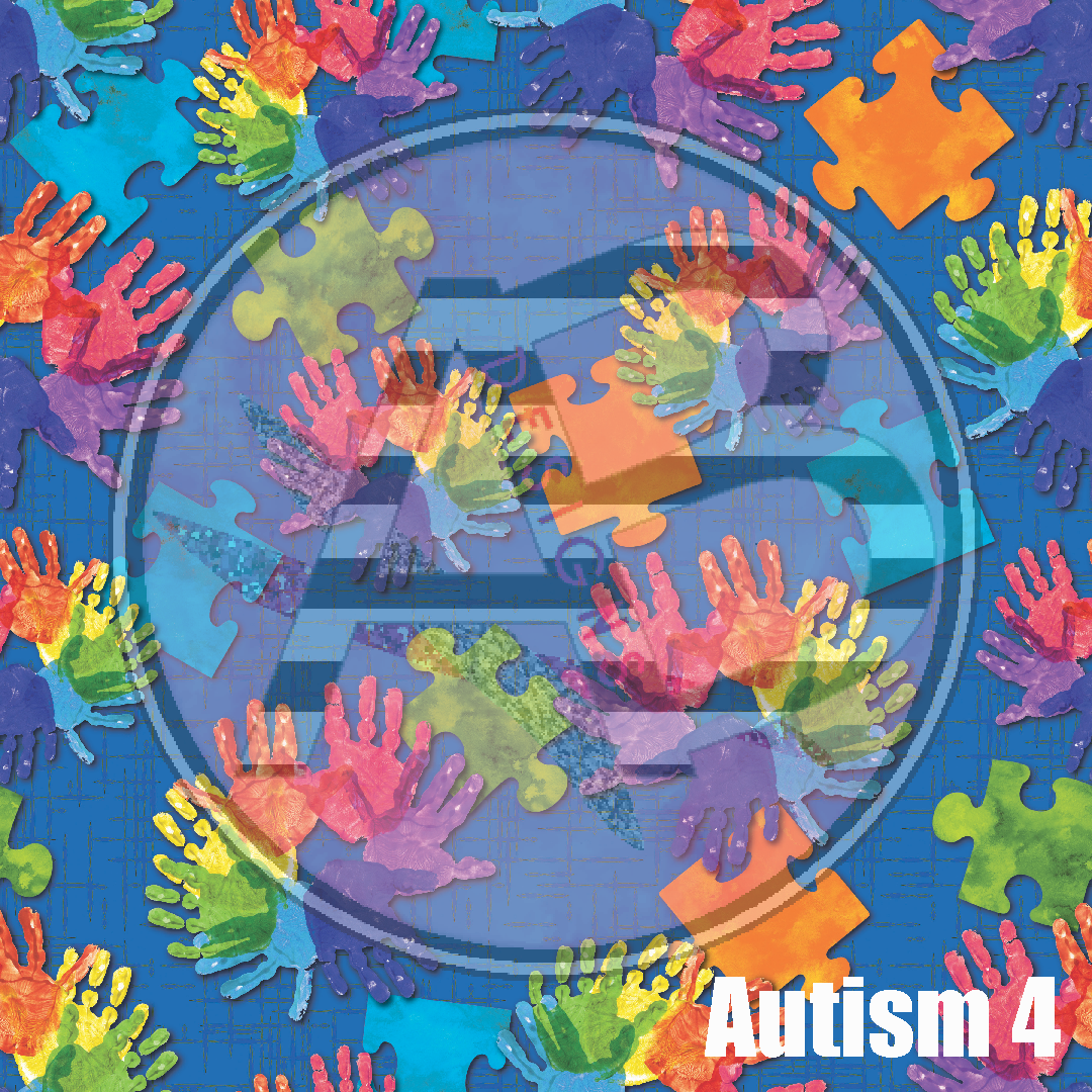 Adhesive Patterned Vinyl - Autism 4