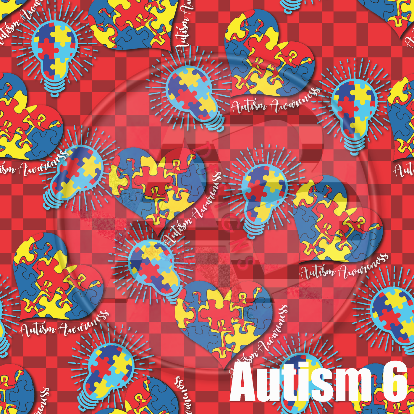 Adhesive Patterned Vinyl - Autism 6